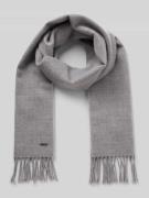 Sjaal van pure wol, model 'ZESY'