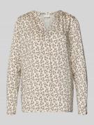 Regular fit blouse met tuniekkraag