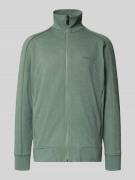 Regular fit sweatjack met structuurmotief, model 'MIRROR'