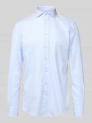 Slim fit zakelijk overhemd met haaikraag, model 'Cutaway'