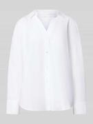 Oversized overhemdblouse met sportmanchetten