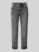 Slim fit jeans in verkorte pasvorm, model 'DARLEEN'