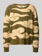 Gebreide pullover met ribboorden, model 'Kurt'