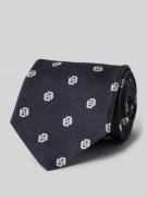 Zijden stropdas met all-over motief