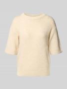 Gebreid shirt met ronde hals, model 'Pami'