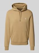 Hoodie met labelstitching