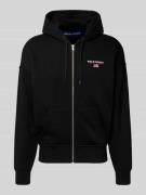 Sweatjack met labelstitching