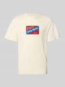 T-shirt van katoen met motiefprint, model 'HOBBY'