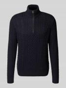 Gebreide pullover met ribboorden, model 'BLUSEAN'