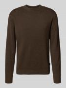 Gebreide pullover met ronde hals, model 'MILANO'