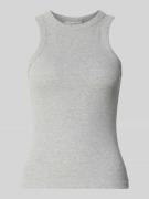 Tanktop met viscose, model 'FOREST'