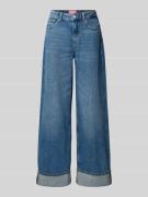 Wide leg jeans in 5-pocketmodel, model 'TOKYO'