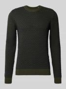 Gebreide pullover met ronde hals, model 'DONG'
