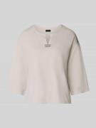 Sweatshirt met strass-steentjes