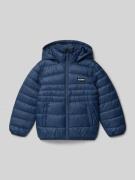 Gewatteerd jack met steekzakken