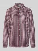 Regular fit overhemdblouse met borstzak