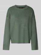 Boxy fit gebreide pullover van viscosemix, model 'SILJE'