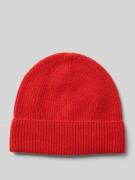 Muts van puur kasjmier in gebreide look