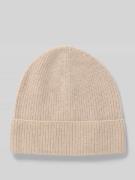 Muts van puur kasjmier in gebreide look