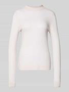 Shirt met lange mouwen van puur kasjmier in gebreide look, model 'Augu...