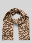 Sjaal met all-over dierenprint, model 'Leo'