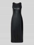 Maxi-jurk in leerlook