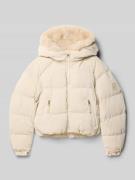 Gewatteerd jack met capuchon