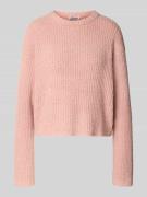 Gebreide pullover met structuurmotief