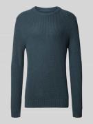 Gebreide pullover met ronde hals