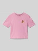 Regular fit T-shirt van puur katoen, model 'REX'