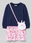 Sweatjurk met schoudertas