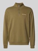 Regular fit sweatshirt van puur katoen