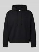 Regular fit hoodie van katoenmix