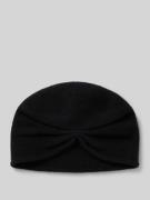 Muts van zuivere wol in gebreide look, model 'NOS'