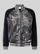 Regular fit jack met opstaande kraag