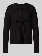 Regular fit gebreid jack met wol, modell 'SILLY'