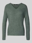 Regular fit gebreide pullover met V-hals, model 'CREWLEFILE'
