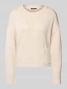 Wollen pullover met ronde hals