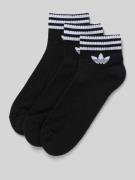 Sneakersokken met logoprint in een set van 3 paar