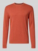 Regular fit gebreide pullover van zuiver katoen