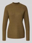 Gebreide pullover met ribboorden, model 'KANITA'