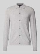 Gebreid jack van mix van katoen en kasjmier