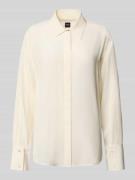Relaxed fit blouse van pure zijde, model 'BINALIA'