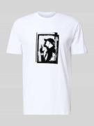 T-shirt met motiefprint