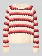 Gebreide pullover met ronde hals, model 'NEZZY'