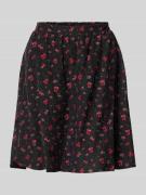 Minirok van viscosemix, model 'Nancy'