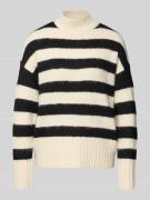 Gebreide pullover met ribboorden, model 'ILENE'