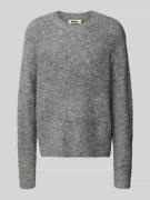 Gebreide pullover met ronde hals, model 'Kurt'