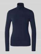 Shirt met lange mouwen en col, model 'ALANA'