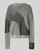 Loose fit gebreide pullover van een mix van wol en katoen, model 'MAYR...